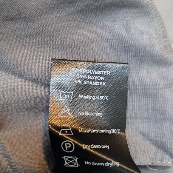 NWT ICON Amsterdam Trousers Dress Pants Size 32 31x28 Gray - Picture 4 of 13